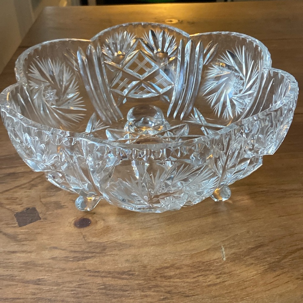 Vintage cristal bowl
